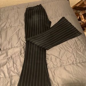 Black Striped trousers